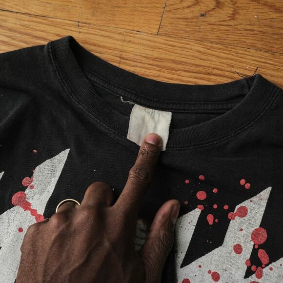 Vintage 2003 Marilyn Manson Band T-Shirt in Black Goth Punk Grunge Festival Fan - Picture 5 of 9